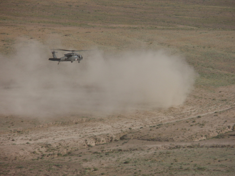 Taking off from the confluence.