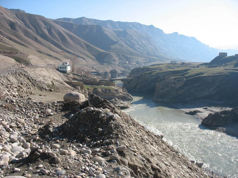 The Begum bridge is the point where it is said that the armies of Alexander the Great crossed the Kolcha on their way to India