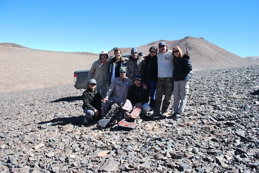 Grupo de expedicionarios. Hunting team