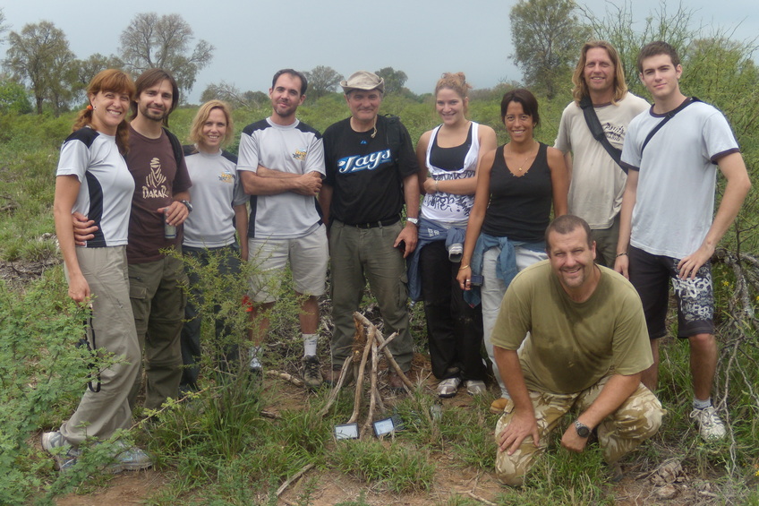 El equipo de Cazadores de Confluencias - Team of Confluence Hunters