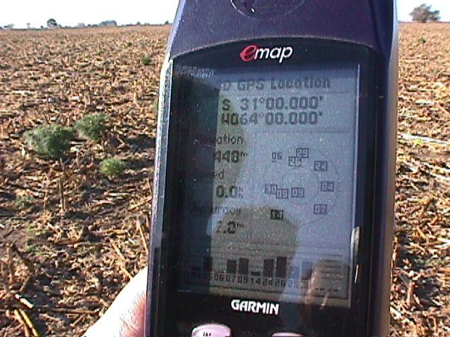 GPS reading