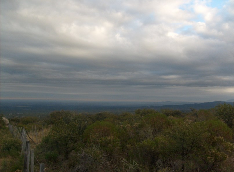 Looking to the valley