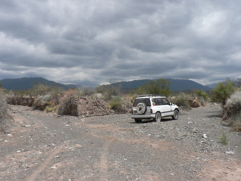 Penoso camino a la confluencia - Painful path to the confluence