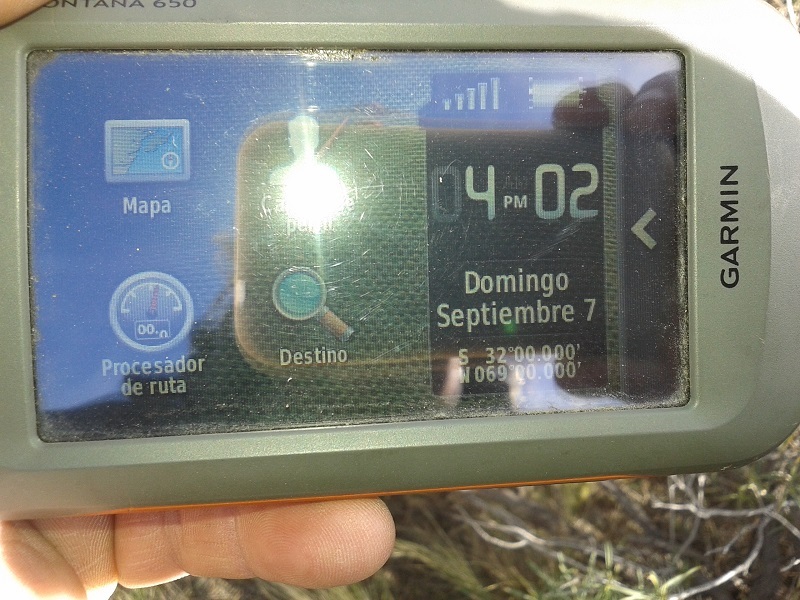 Vista captura de pantalla des GPS. GPS proof