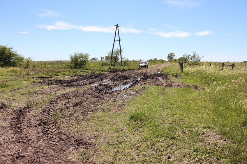 Un poco de barro. Some mud