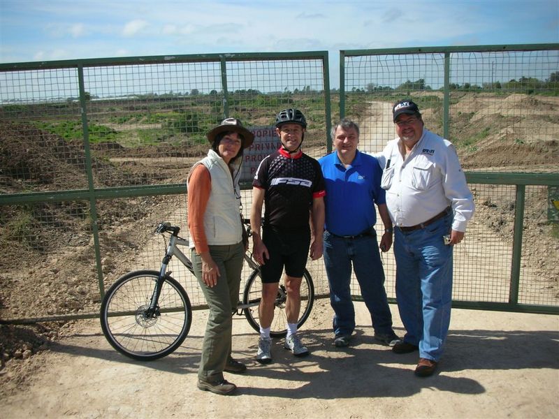 ROSALIA, CARLOS, SERGIO AND ME AT LOT GATE