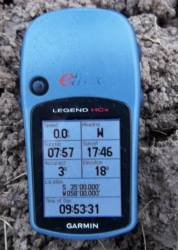 GPS photo with position, accuracy, time and elevation