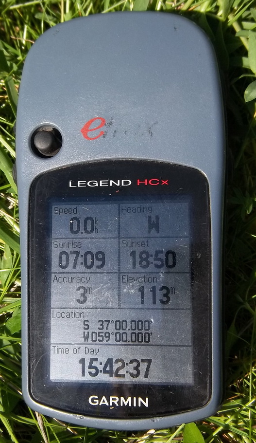 GPS photo with position, accuracy, time and elevation