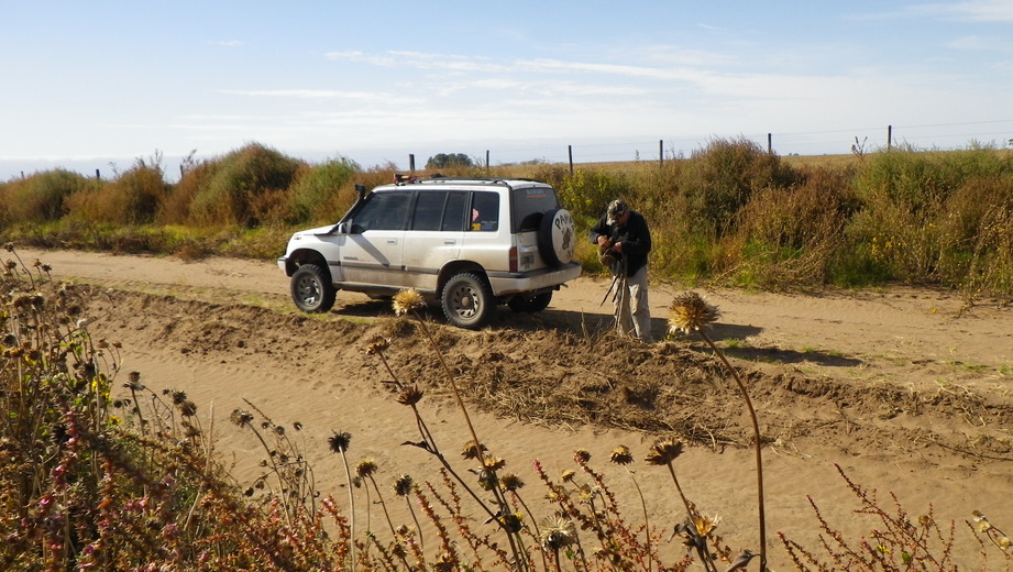 Estacionamiento a 1.2 km de la confluencia -¨Parking at 1.2 km of the CP