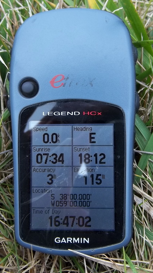 GPS photo with position, accuracy, time and elevation