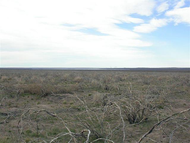 Se ve la laguna que aparece en el mapa