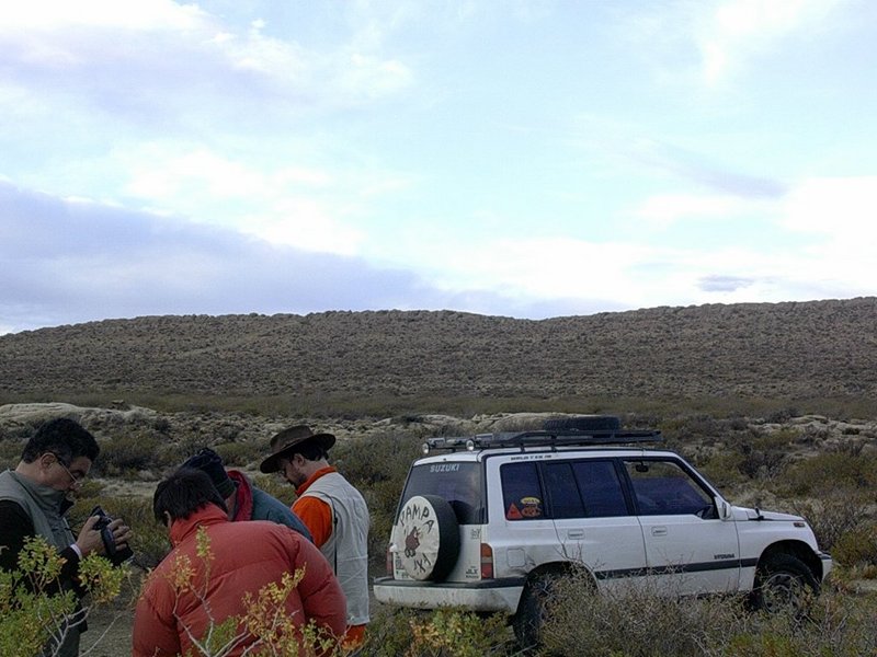 Vista hacia el Oeste con el Vitara - View to the west with the Vitara