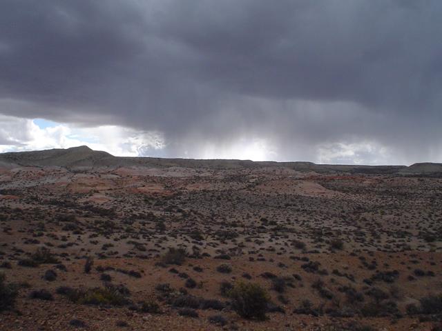 At 3 km, we could see rain on top off the confluence