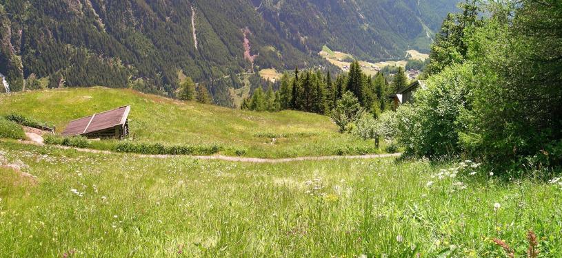 From the confluence into the Ötztal valley (SE)