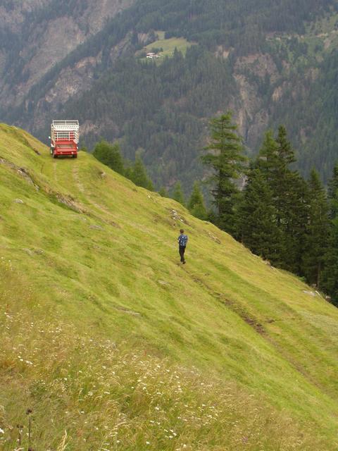 Farmer at work just below CP