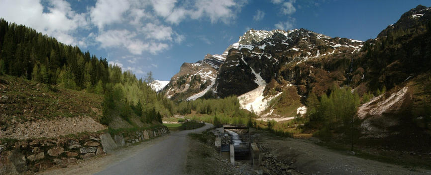 on the way back near "Steiner Alm"