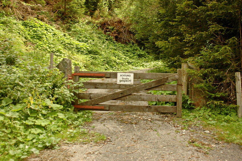 Road closed