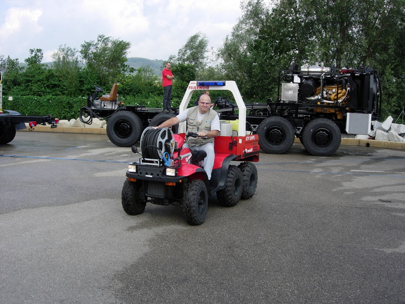 Luis at Rosenbauer's Factory in Leonding