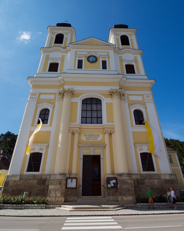 A pretty church in the small town of Hafnerberg, visited en route