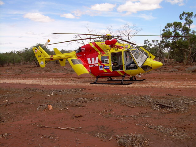 Rescue helicopter