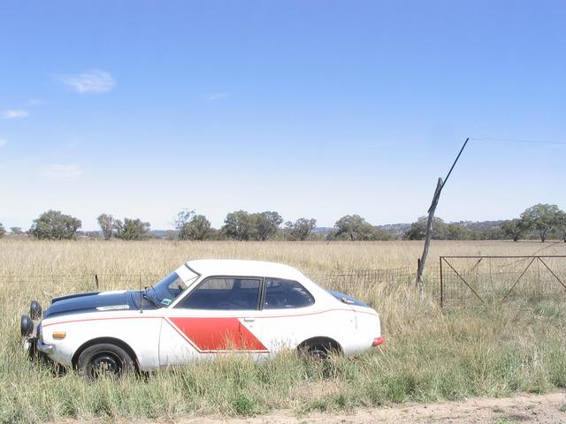 CP 121 metres through the gate