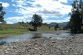 #4: Pages River, where I crossed. Confluence is up over the left bank, 590m away