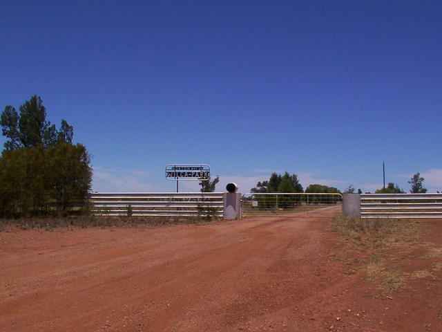 Entrance to "Wilga Park"