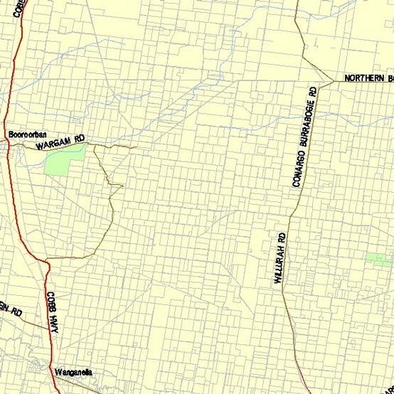 Map of the general area