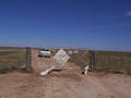 #7: A gate in the middle of the road next to the confluence