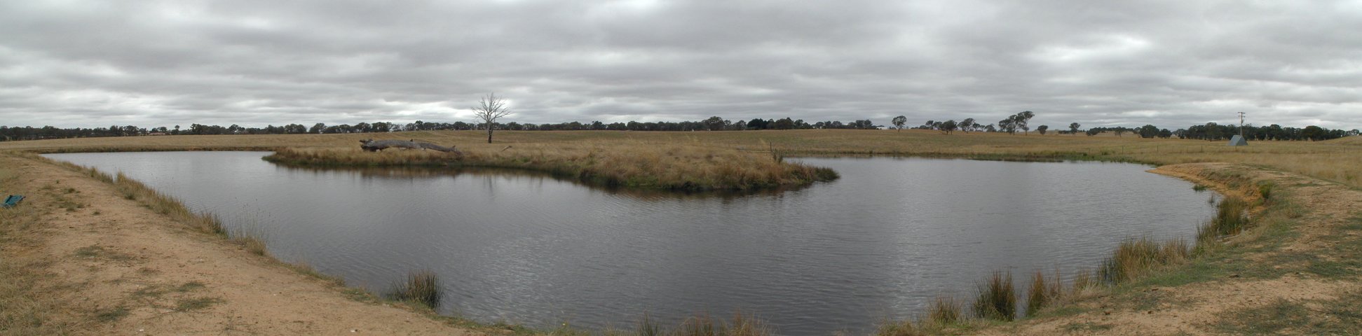 The dam, looking northeast