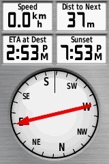 My GPS receiver, 37 m West of the point