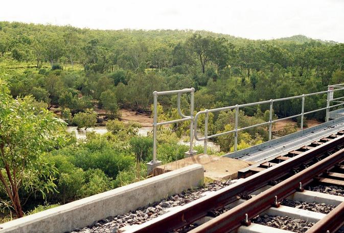 Start point and view of terrain