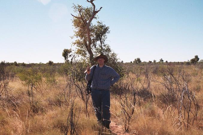 Jack standing at the confluence