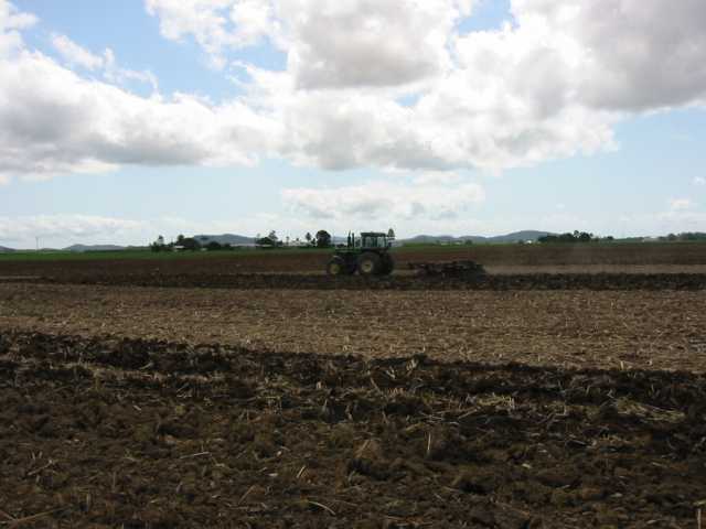 General view of the spot with the land owner