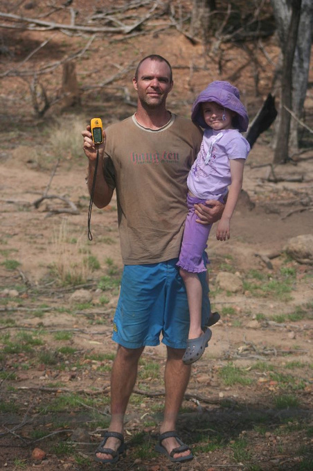 Darcy and I at the confluence