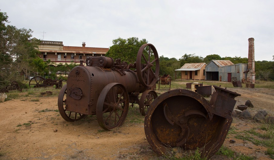 The nearby historic gold mining town of Ravenswood