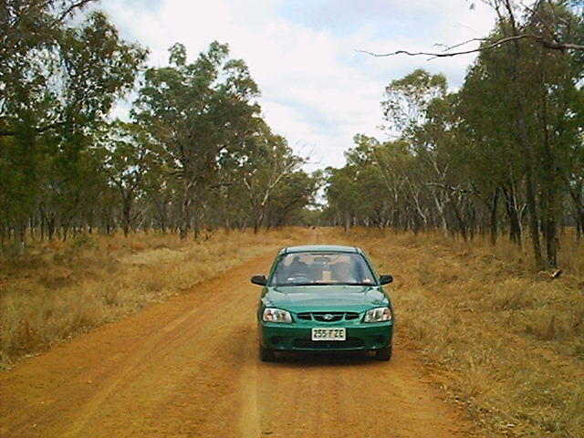 Quiet roads around here. I even parked in the middle of it.