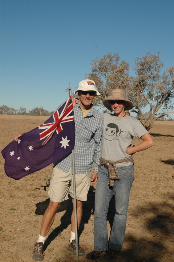 my wife liz, and me, at the confluence