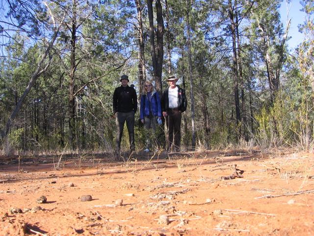 From the left: me, Melanie, Melanies dad Michael.