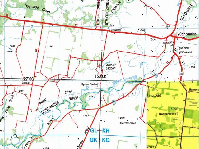 Topo map