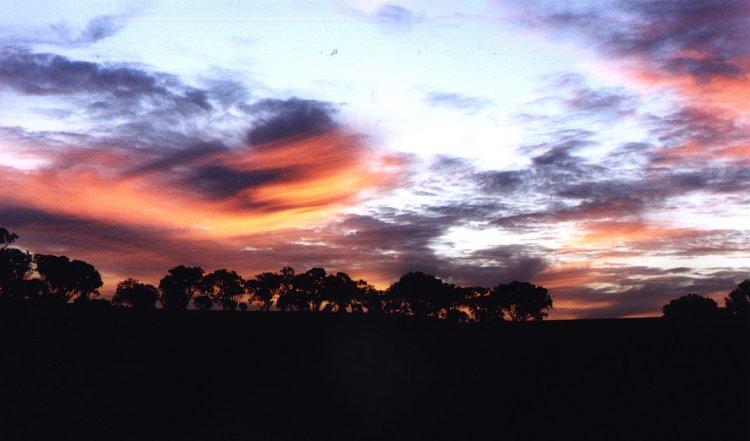 Is that a beautiful sunset, or is that a beautiful sunset?  I took a whole roll of film just of that!