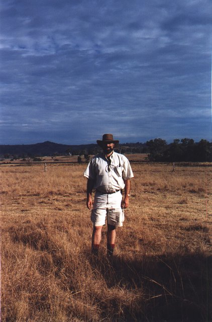 Dan Klein, intrepid explorer (me), as photographed from the fate.