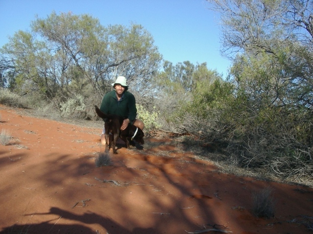 Kieran and me at the point