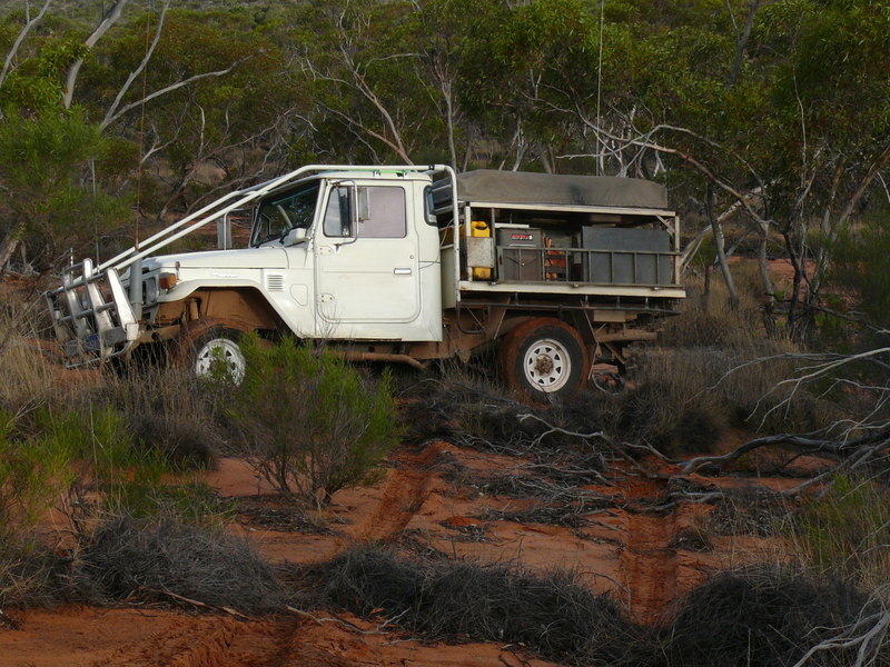 Too steep,the last sand dune