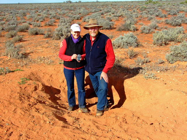  Fiona and Stephen at the Confluence