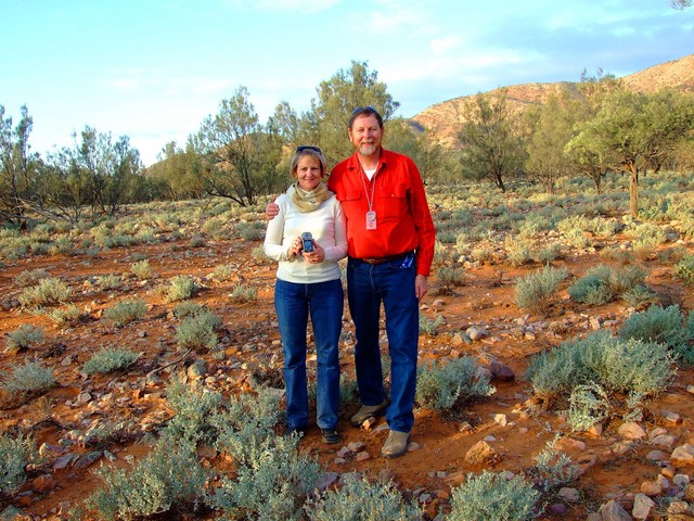 Fiona and Stephen at the Confluence