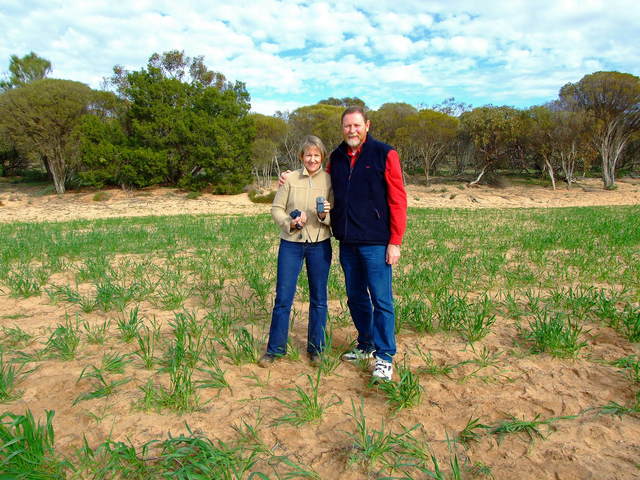 Fiona and Stephen at the Confluence