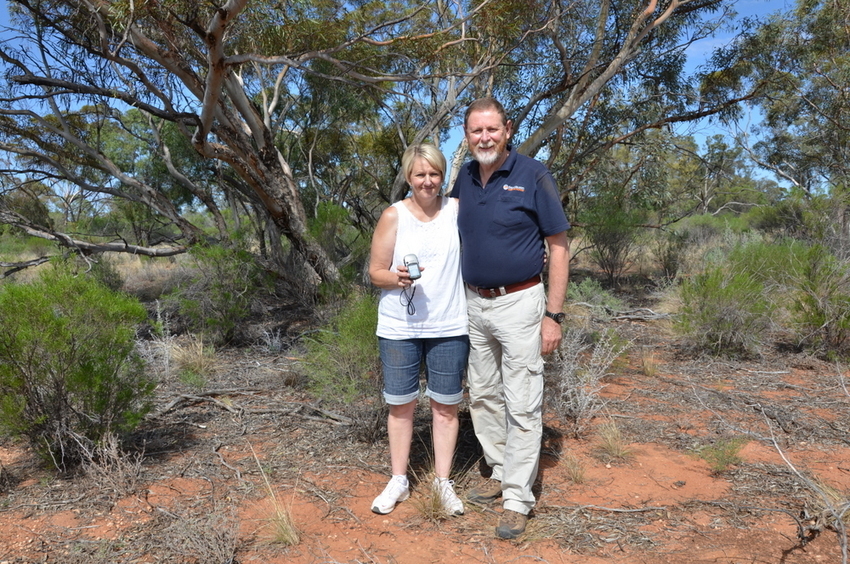 Fiona and I at our 50th Confluence