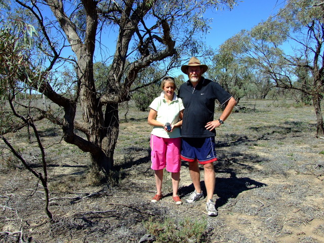 Fiona and Stephen at the Confluence