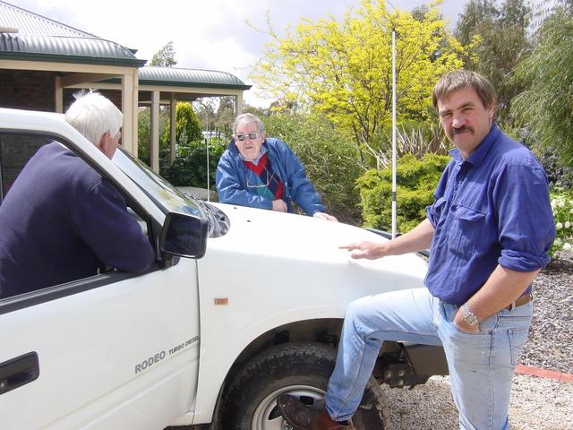 Left to right: Donald Byrnes, Peter Rust, Michael Byrnes